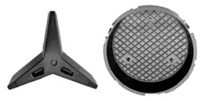 Support logo calendre pour MERCEDES (W176) CLASSE A de 2012 à 2015,