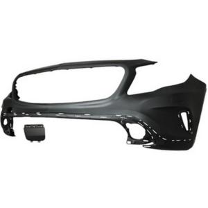 Pare-chocs avant avec lave phare à peindre (complet de bouchon cache crochet et bouchons lave-phare) pour MERCEDES (X156) CLASSE GLA depuis 2013, Neuf