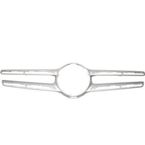 Moulure argent grille radiateur-con trou caméra pour MERCEDES (X253) CLASSE GLC depuis 2015, Neuve