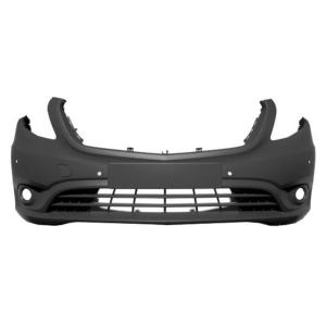 Pare-chocs avant avec trou antibrouillard trou radar assist à peindre modèle vito pour MERCEDES (W447) CLASSE V VIANO/VITO depuis 2014, Neuf