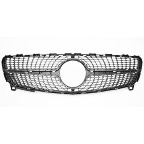 Grille radiateur interne noire pour MERCEDES (W176) CLASSE A de 2015 à 2018, Neuve