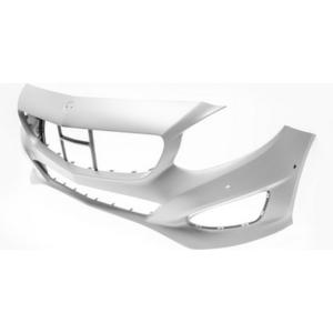 Pare-chocs avant avec trous radars stationnement à peindre pour MERCEDES CLASSE B (W246) de 2014 à 2019, Neuf