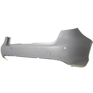 Pare-chocs arrière avec apprêt avec trous park assist pour MERCEDES CLASSE B (W246) de 2014 à 2019, Neuf