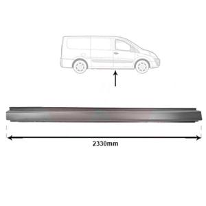 Bas de caisse droit modèle chassis long pour CITROEN JUMPY de 2007 à 2016,