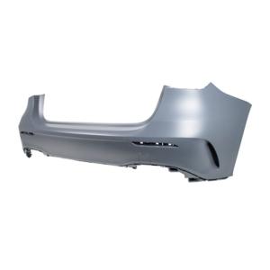 Pare-chocs arrière avec primer-con bouchon cache crochet avec traces park assist et park assist modèle amg pour MERCEDES (W177) CLASSE A AMG/AMG LINE 5 PORTE depuis 2018, Neuf