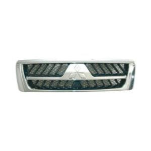 Grille radiateur chromé noire pour MITSUBISHI PAJERO de 2003 à 2006, Neuve