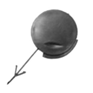 Bouchon cache crochet remorquage pare-chocs avant pour OPEL COMBO de 2001 à 2011, Neuf