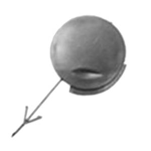 Bouchon cache crochet remorquage pare-chocs avant à peindre pour OPEL COMBO de 2001 à 2011, Neuf