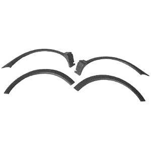 Kit profils aile complet avant et arrière modèle avec mini jupe pour OPEL CORSA C de 2000 à 2003,