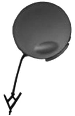 Bouchon cache crochet remorquage à peindre pare-chocs avant pour OPEL ASTRA H de 2004 à 2007, Neuf