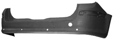 Pare-chocs arrière avec 4 capteurs stationnement à peindre modèle break pour OPEL ASTRA H de 2004 à 2007, Neuf