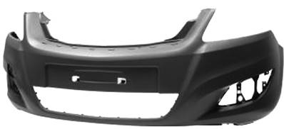 Pare-chocs avant avec trou antibrouillard à peindre pour OPEL ZAFIRA de 2008 à 2011, Neuf