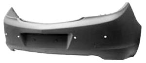 Pare-chocs arrière avec trous radars stationnement à peindre mod.berline pour OPEL INSIGNIA de 2009 à 2013, Neuf