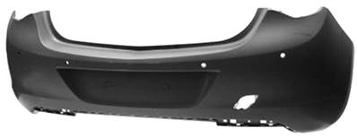 Pare-chocs arrière avec trous radars stationnement à peindre modèle berline pour OPEL ASTRA J de 2010 à 2012, Neuf