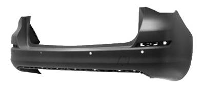 Pare-chocs arrière avec trous radars stationnement à peindre modèle break pour OPEL ASTRA J de 2010 à 2012, Neuf