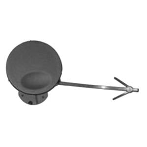 Bouchon cache crochet remorquage pare-chocs arrière à peindre pour OPEL MERIVA de 2010 à 2013, Neuf