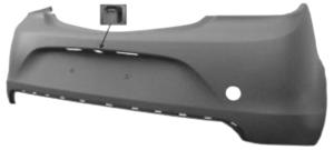 Pare-chocs arrière avec cam à peindre modèle berline pour OPEL INSIGNIA de 2013 à 2016, Neuf