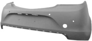Pare-chocs arrière avec trous radars stationnement à peindre modèle berline pour OPEL INSIGNIA de 2013 à 2016, Neuf