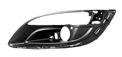 Grille latéral gauche avec trou antibrouillard pare-chocs avant pour OPEL ASTRA J de 2012 à 2016, Neuve