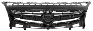 Grille radiateur gris pour OPEL ASTRA J de 2012 à 2016, Neuve