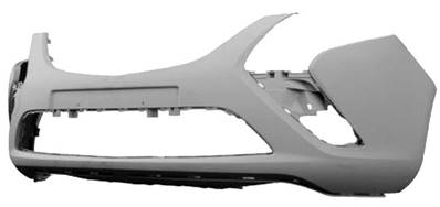 Pare-chocs avant à peindre pour OPEL ZAFIRA TOURER de 2011 à 2017, Neuf