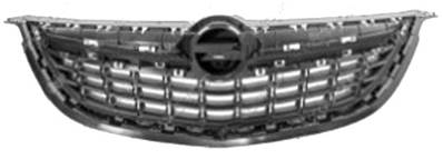 Grille radiateur noire pour OPEL ZAFIRA TOURER de 2011 à 2017, Neuve