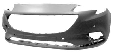 Pare-chocs avant avec 4 capteurs stationnement à peindre pour OPEL CORSA E depuis 2015, Neuf