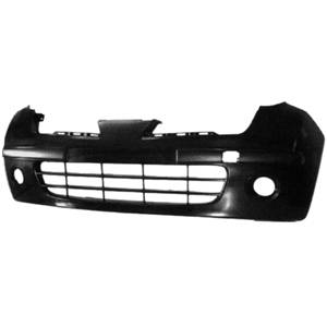 Pare-chocs avant avec trou antibrouillard a peindre pour NISSAN MICRA de 2005 à 2010, Neuf