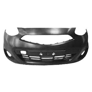 Pare-chocs avant a peindre pour NISSAN MICRA de 2013 à 2017, Neuf