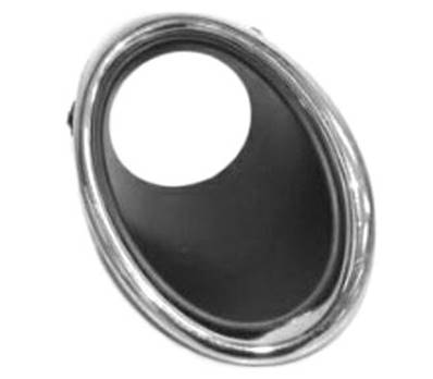 Cadre antibrouillard droit chromé/noir pour NISSAN QASHQAI de 2014 à 2017, Neuf