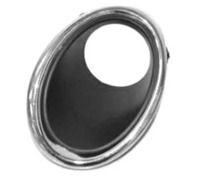 Cadre antibrouillard gauche chromé/noir pour NISSAN QASHQAI de 2014 à 2017, Neuf