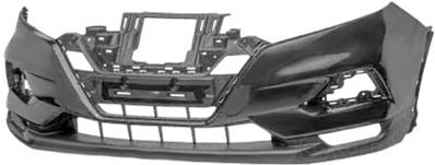 Pare-chocs avant à peindre pour NISSAN QASHQAI depuis 2017, Neuf