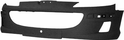 Pare-chocs avant avec trou antibrouillard à peindre pour PEUGEOT 407 de 2004 à 2011, Neuf