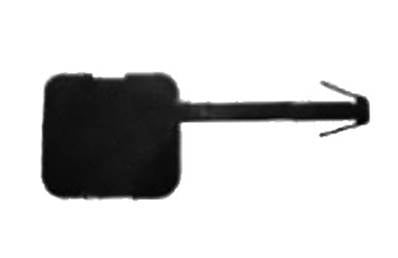 Bouchon cache crochet remorquage pare-chocs avant pour PEUGEOT 407 de 2004 à 2011, Neuf