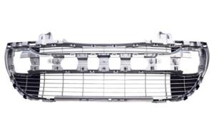 Grille central argent pare-chocs avant pour PEUGEOT 308 de 2007 à 2011, Neuve