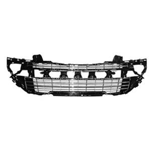 Grille central chromé pare-chocs avant modèle sport/gt pour PEUGEOT 308 de 2007 à 2011, Neuve