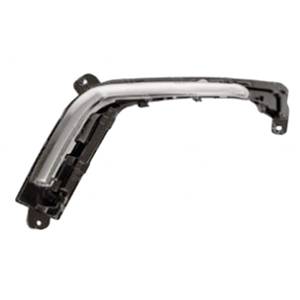 Profil gauche grille avec moulure chromée pare-chocs avant pour PEUGEOT 308 RY de 2011 à 2013,