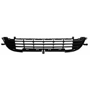 Grille central inférieur pare-chocs avant noire pour PEUGEOT 207 RY depuis 2009, Neuve