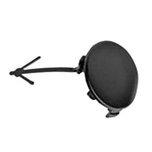 Bouchon cache crochet remorquage moulure central pare-chocs avant pour PEUGEOT 207 RY depuis 2009, Neuf