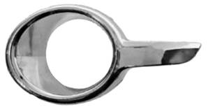 Cadre antibrouillard gauche chromé pour PEUGEOT 208 de 2012 à 2015, Neuf