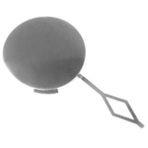 Bouchon cache crochet remorquage pare-chocs arrière pour PEUGEOT 208 de 2012 à 2015, Neuf