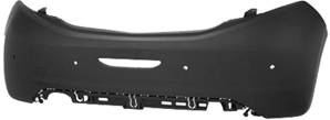 Pare-chocs arrière avec trous radars stationnement à peindre modèle avec support pour PEUGEOT 208 de 2012 à 2015, Neuf