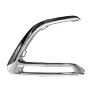 Profils chromées gauche grilles laterales avec trou antibrouillard pare-chocs avant pour PEUGEOT 108 depuis 2014,