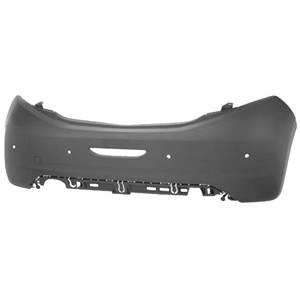 Pare-chocs arrière avec trous radars stationnement à peindre modèle avec support city park pour PEUGEOT 208 de 2015 à 2019, Neuf