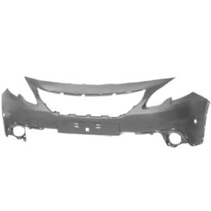 Pare-chocs avant supérieur avec trous radars stationnement avec trou moulure à peindre modèle off road pour PEUGEOT 2008 de 2016 à 2019, Neuf