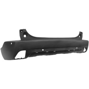 Pare-chocs arrière avec trous radars stationnement avec trou moulure à peindre avec support pour PEUGEOT 2008 de 2013 à 2016, Neuf