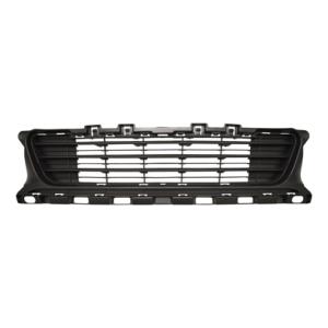 Grille central pare-chocs noire avec trous radars park assist pour PEUGEOT 308 de 2017 à 2021, Neuve