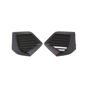 Kit grilles pare-chocs avant noire gaufrée (droit+gauche) pour PEUGEOT 2008 depuis 2019,