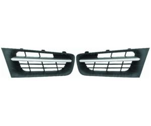 Kit grille avec profils chromées droit gauche pour RENAULT MEGANE de 2006 à 2008,