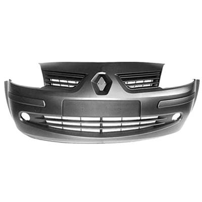 Pare-chocs avant avec trou antibrouillard à peindre pour RENAULT MODUS de 2004 à 2008, Neuf